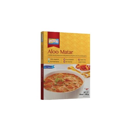 Brambor a hrášek v pikantní omáčce (Aloo Chole) 280g ASHOKA