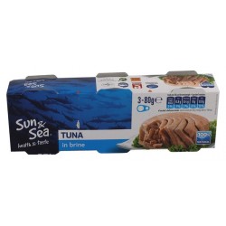 Tuňák ve vlastní šťávě 3x80g Sun&Sea