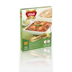 Zelený hrášek a čerstvý cottage sýr v tomatovém krému (Mutter Paneer) 300g
