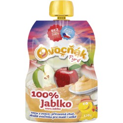 Pyré Jablko 100% bez přidaného cukru 120g Ovocňak