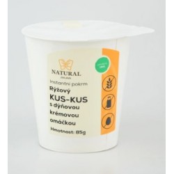Rýžový kus-kus s dýňovou krémovou omáčkou bez lepku, mléka a vajec - Natural 85g