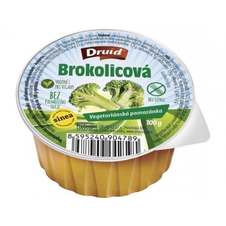 Vegetariánská pomazánka s brokolicí 100g Druid