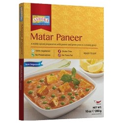 Indický domácí sýr s hráškem (Matar Paneer Tofu) 280g Ashoka