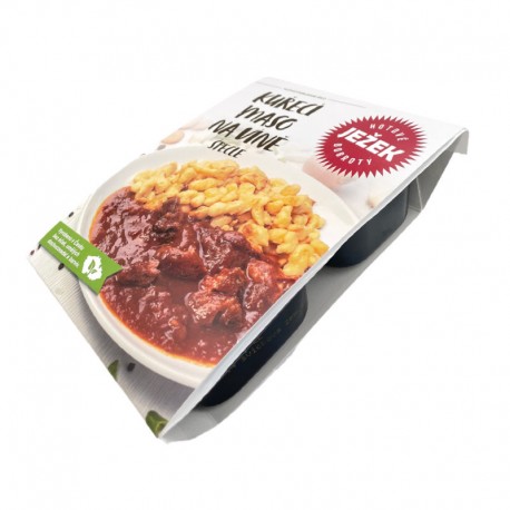 Kuřecí maso na víně, špecle 450g Ježek
