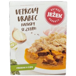 Vepřový vrabec, halušky se zelím 450g Ježek