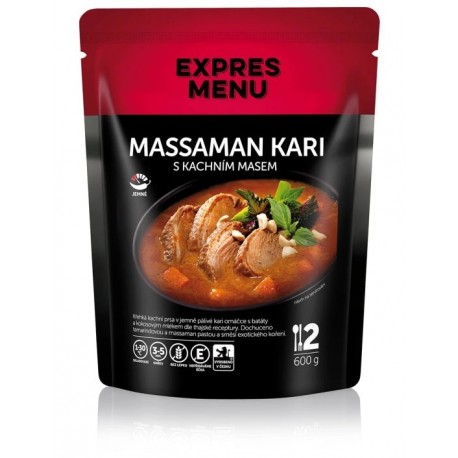 Massaman kari s kachním masem 2 porce Expres Menu